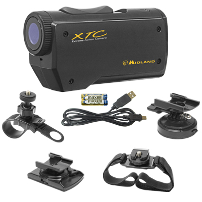 Camera Auctions on Midland Xtc100 Digital Video Action Camera 2gb   Mounts  0046014451001