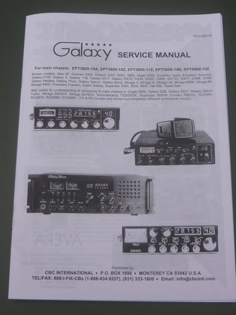 Galaxy 99v2 service manual download