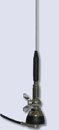 SIRIO SDB 270 Antenna Veicolare Dual Band VHF/UHF – Stilo In Acciaio Nero, Base SL, Snodo Inclinabile 90° Per Auto E Camper (249009) - 3